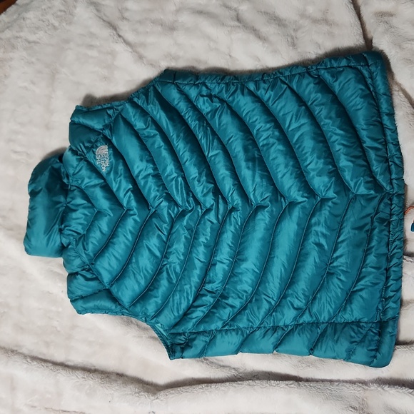 The North Face Summit Series Puffer zip up vest -aqua - Picture 5 of 6